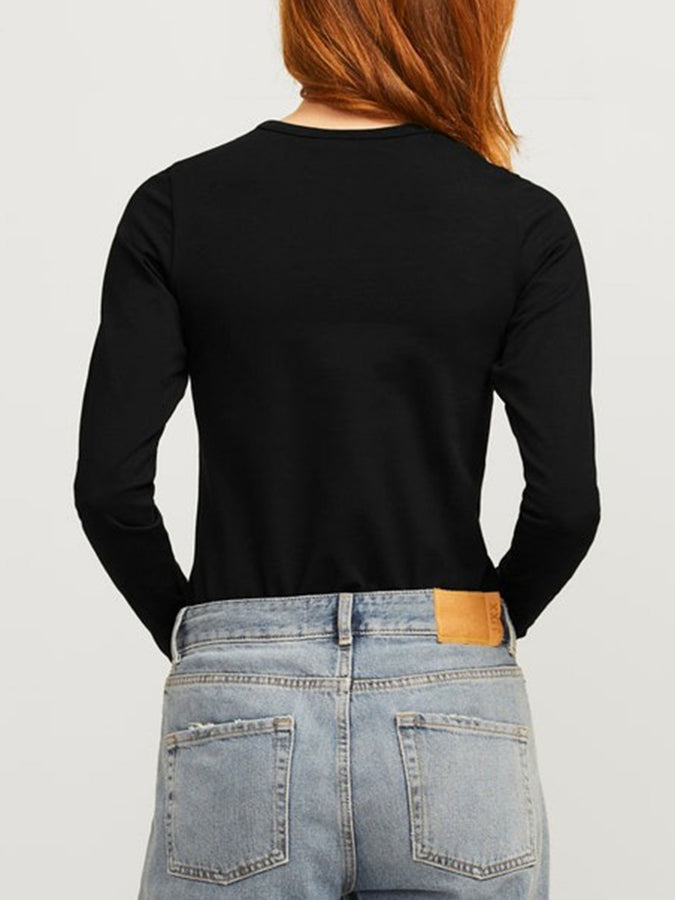 Jjxx Celine Gigi Long Sleeve T-Shirt Fall 2026 | BLACK