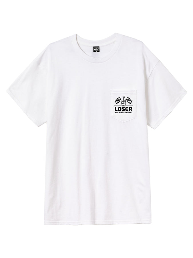 Loser Machine Blacktop Stock Pocket T-Shirt Summer 2026 | WHITE (WHT)