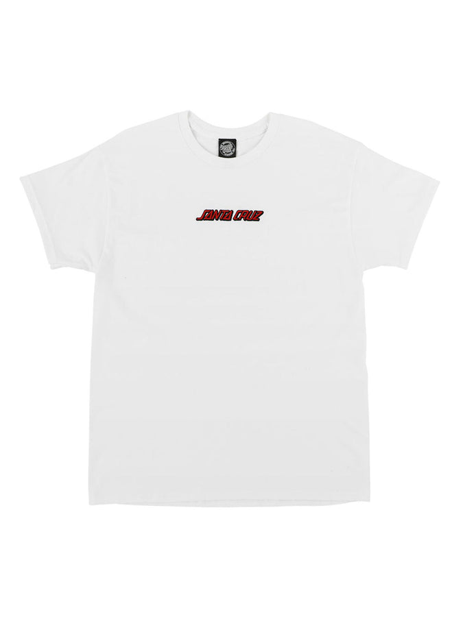 Santa Cruz Strip Embroidered T-Shirt Summer 2026 | WHITE