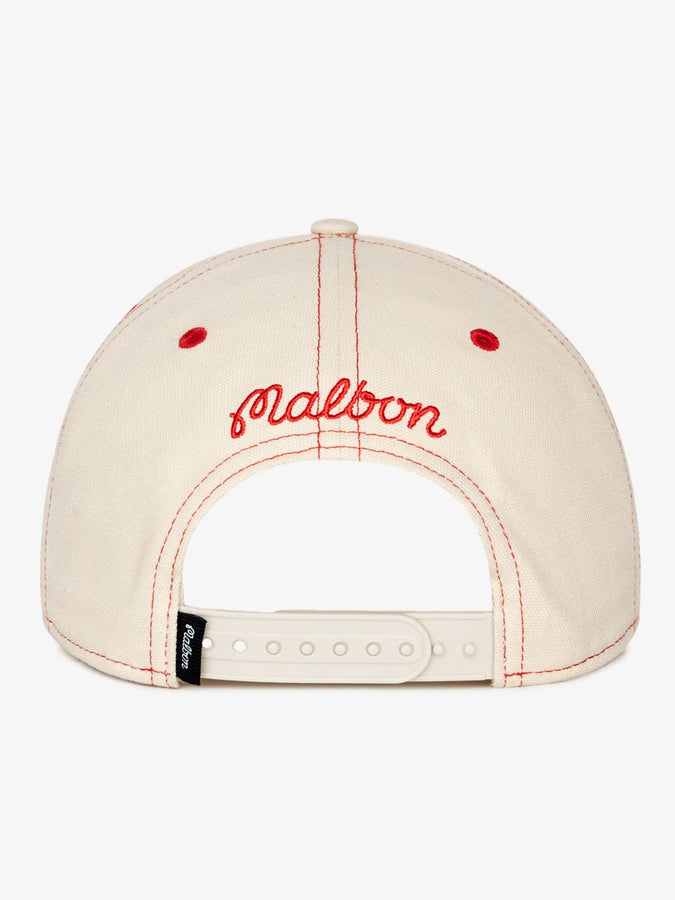 Malbon Precision Snapback Hat | IVORY