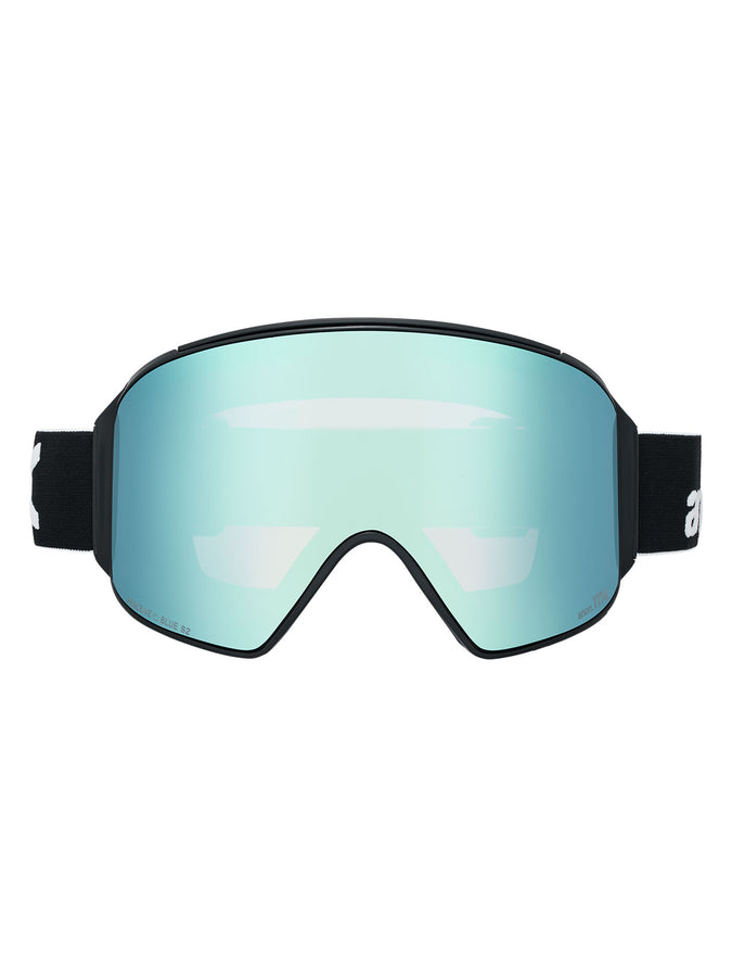 Anon M4 Cylindrical + Bonus Lens + Mfi Face Mask Snowboard Goggles | BLACK/PRCV VRBL BLUE (Z53)