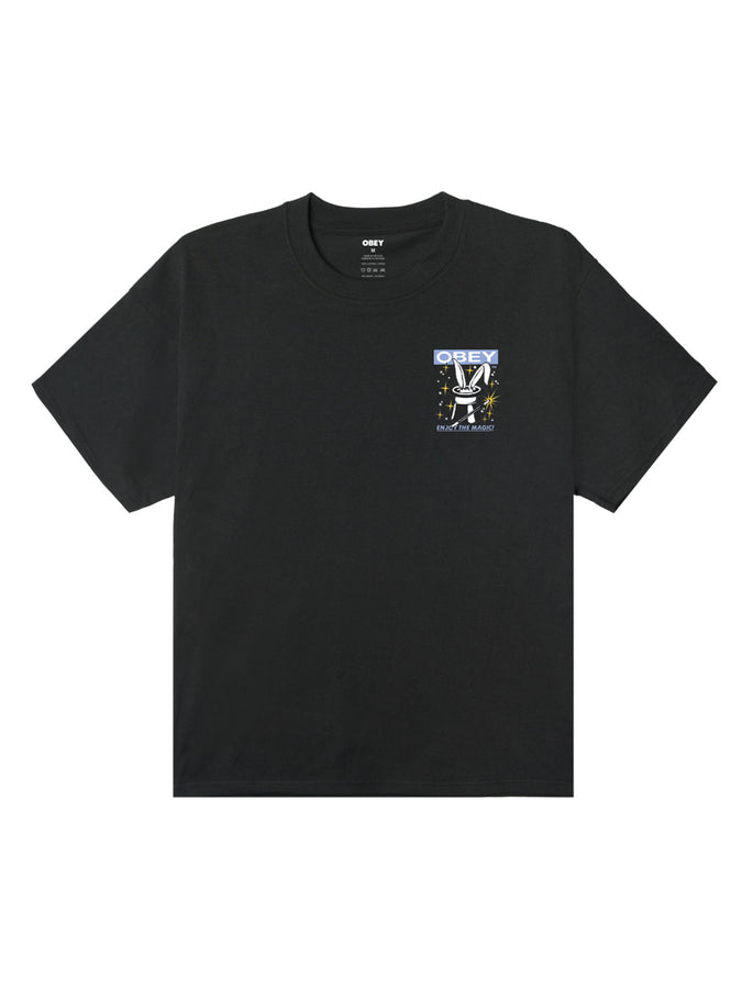 Obey Enjoy The Magic Heavyweight T-Shirt Summer 2026 | VINTAGE BLACK (VBL)