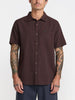 Rvca That'll Do Seersucker Short Sleeve Buttondown Shirt Fall 2026