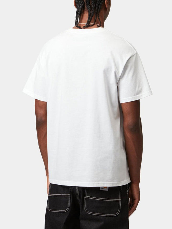 Carhartt Wip Script Embroidery T-Shirt Summer 2026 | WHITE/BLACK (00AXX)