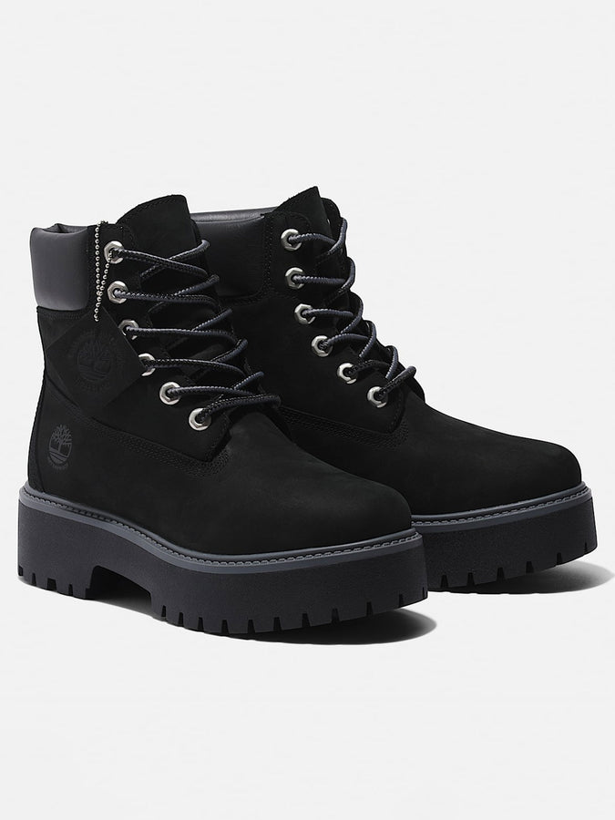 Timberland Stone Street 6'' Waterproof Platform Jet Black Boots Fall 2026 | JET BLACK