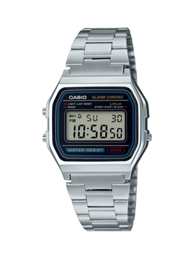 Casio A158WA-1 Watch | SILVER
