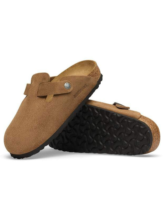 Birkenstock Boston Suede Dark Tea Shoes Fall 2026 | DARK TEA