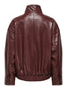 Only Julia Faux Leather Bomber Jacket Fall 2026