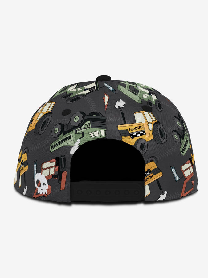 Headster Under Construction Snapback Hat  | CHARCOAL