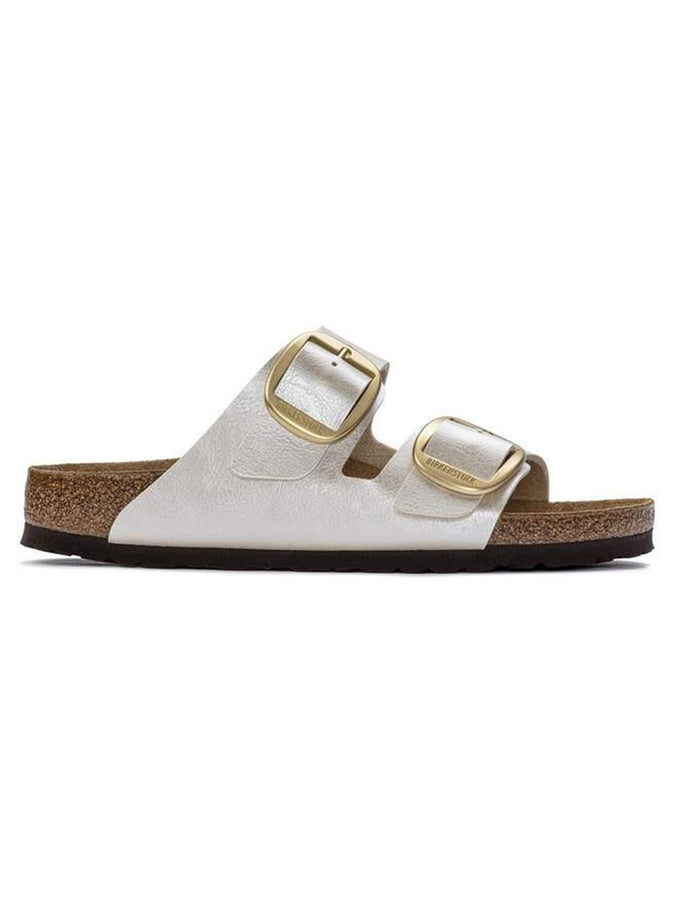 Birkenstock Arizona Big Buckle Graceful Birko-Flor Pearl White Sandals Fall 2026 | PEARL WHITE