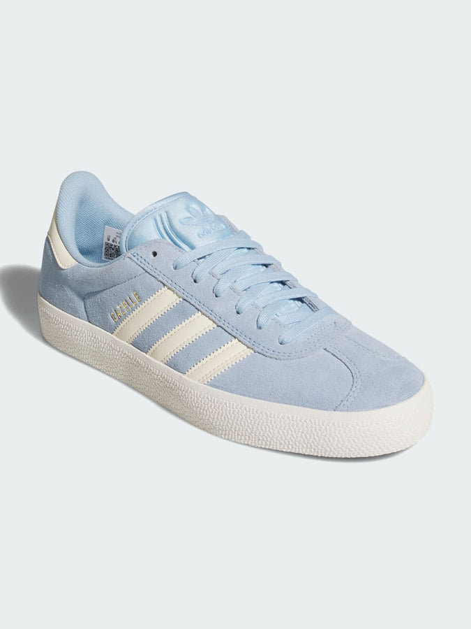 Adidas Gazelle ADV Clear Sky/Cream White/Chalk White Shoes Spring 2026 | CLEAR SKY/CREAM WHITE/CHLK WHT