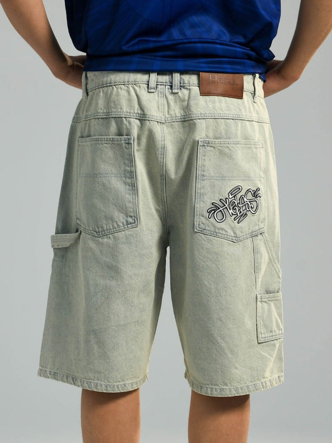 Hélas Double Knee Jeans Shorts Fall 2026 | LIGHT BLUE