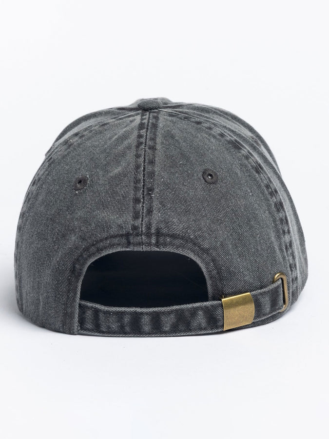 Autumn Washed 6 Panel Strapback Hat Summer 2026 | BLACK