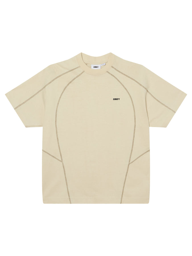 Obey Contrast Stitch T-Shirt Summer 2026 | SILVER BIRCH (SBR)