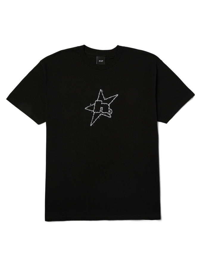 Huf H Star Astral T-Shirt Spring 2026 | BLACK