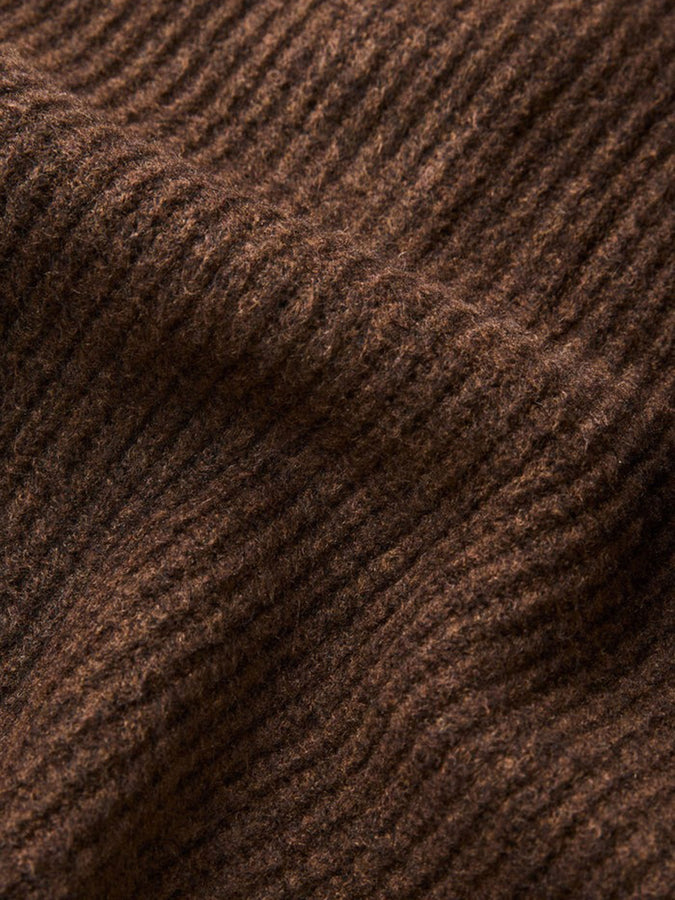 Rhythm Vintage Waffle Sweater Fall 2026 | CHOCOLATE