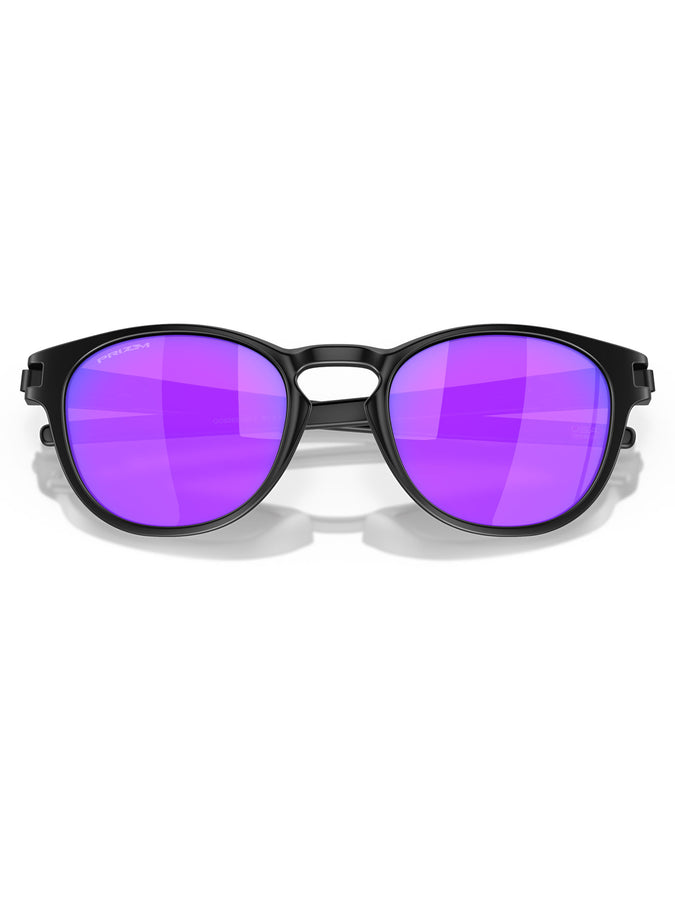 Oakley Latch Matte Black/Prizm Violet Sunglasses | MATTE BLACK/PRIZM VIOLET