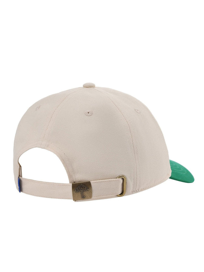 Hélas Classic Two-Tone Strapback Hat | BEIGE/GREEN
