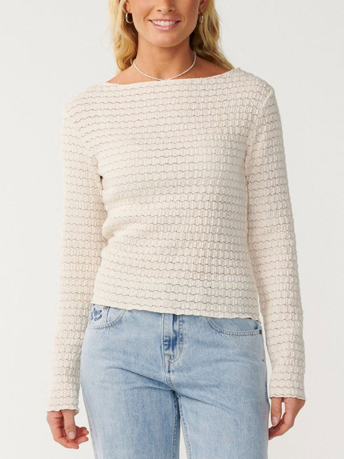 Rip Curl Bossa Nova Textured Long Sleeve T-Shirt Fall 2026 | BONE (3021)