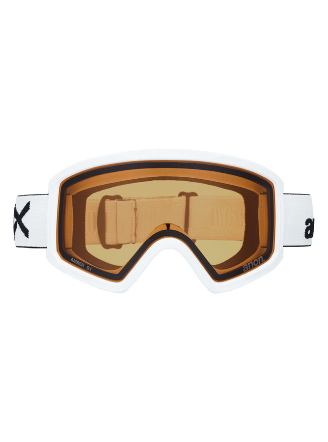 Anon Tracker 2.0 + Mfi Face Mask Jr Goggle | WHITE/AMBER (I84)