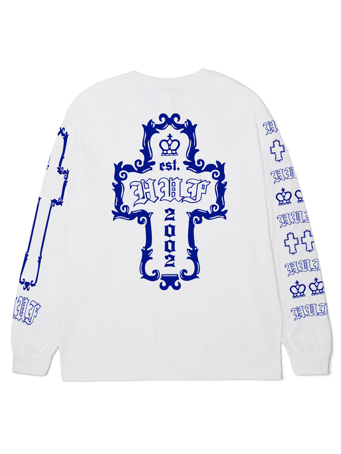 Huf Hard Luxe Long Sleeve T-Shirt Fall 2026 | WHITE