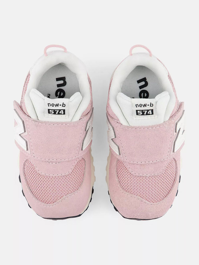 New Balance 574 NEW-B Hook & Loop Pink Chalk/Sea Salt Shoes Fall 2026 | PINK CHALK/SEA SALT