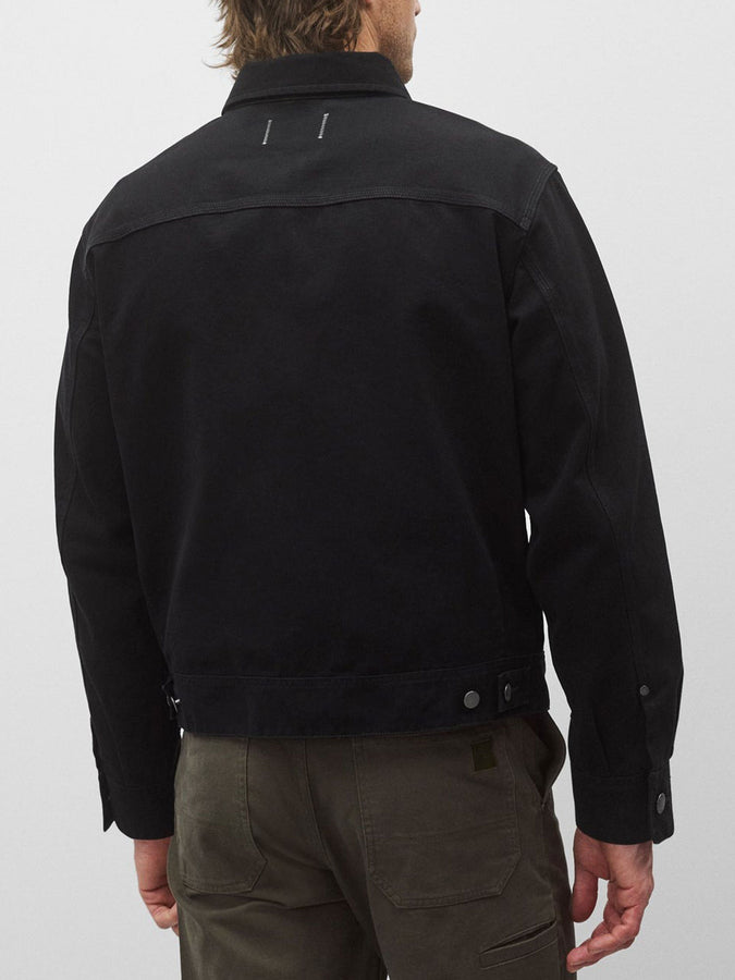 Reigning Champ Cotton Canvas Grounds Jacket | BLACK