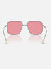 Ray-Ban Ari Gunmetal/Pink Sunglasses