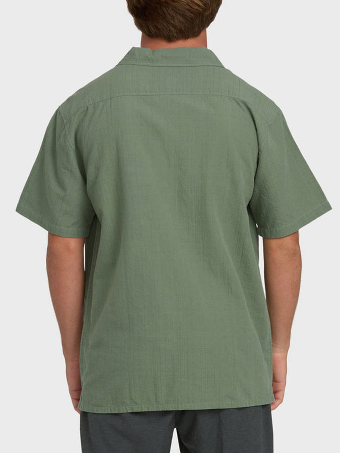 Billabong Victoria Vacay Short Sleeve Buttondown Shirt Summer 2026 | GRANITE GREEN (GGN)