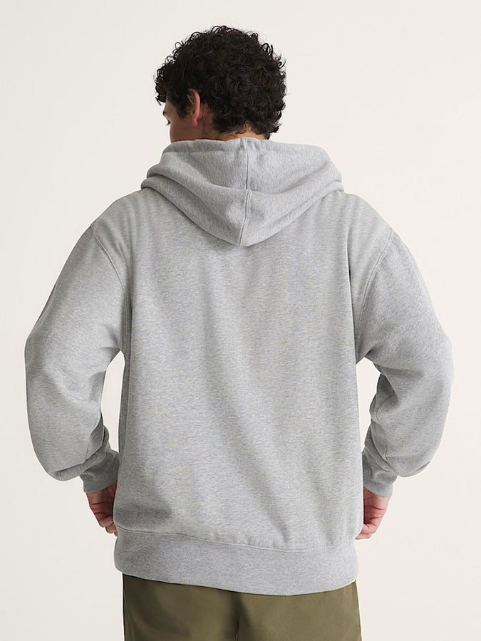 Vans Zip Stretch Logo Hoodie Fall 2026 | CEMENT HEATHER (02F