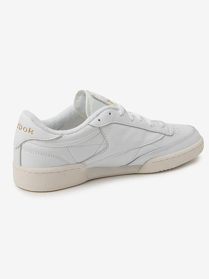 Reebok Club C 85 Ftwr White/Chalk/Gold Shoes Fall 2026 | FTWR WHITE/CHALK/GOLD