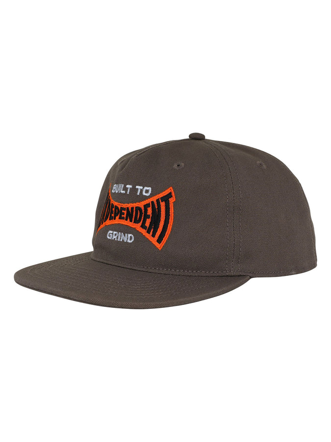 Independent Built To Grind Span Snapback Hat | WALNUT