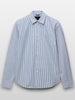 Reigning Champ Poplin Stripe Alumni Long Sleeve Buttondown Shirt