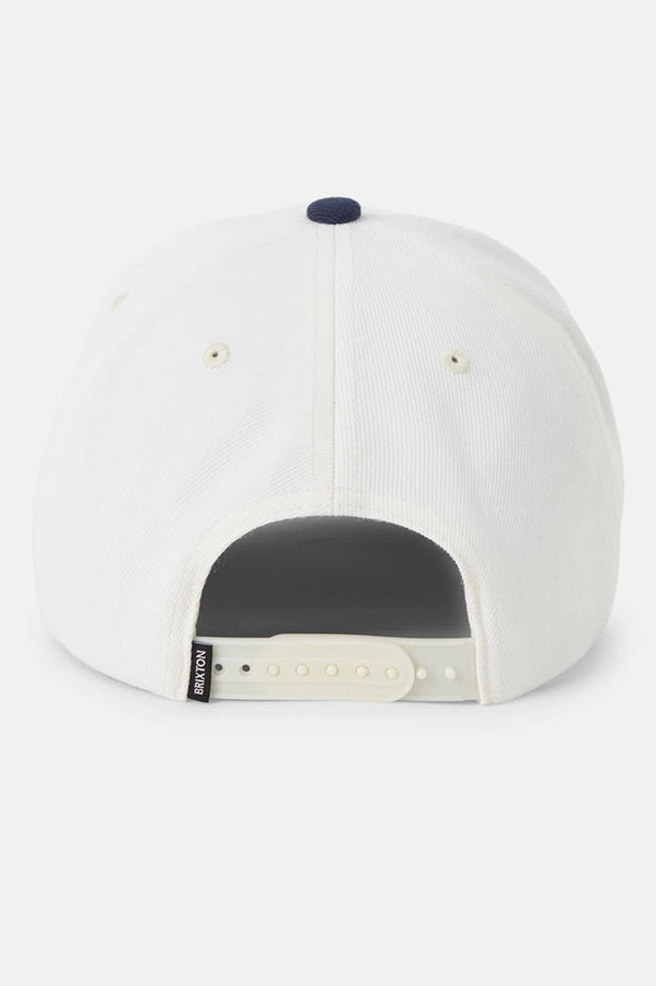 Brixton Crest Snapback Hat | WAX PAPER/NAVY