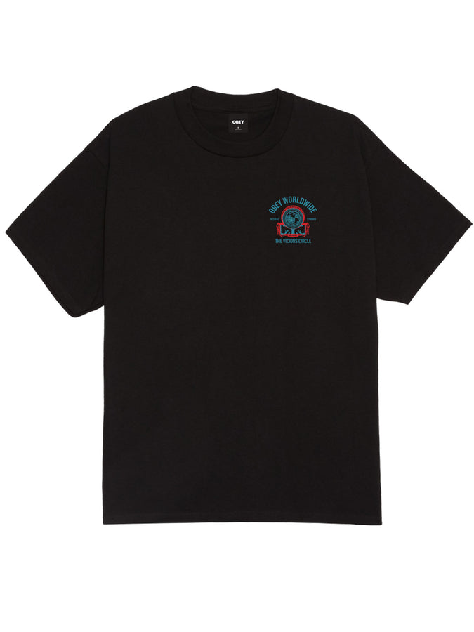 Obey Vicious Circle T-Shirt Fall 2026 | BLACK (BLK)