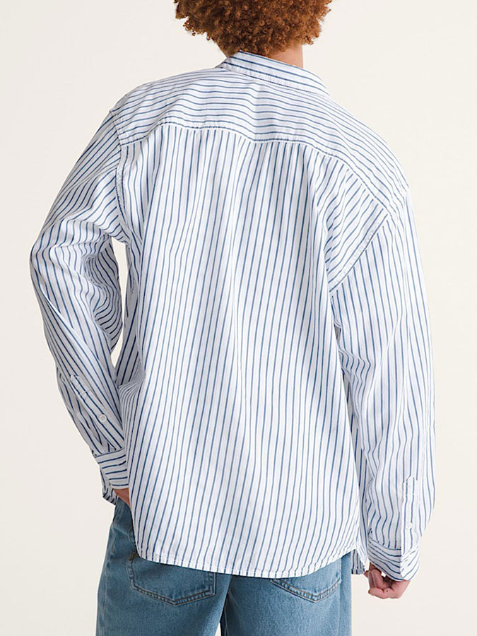 Vans Lx Dobby Stripe Long Sleeve Buttondown Shirt Summer 2026 | WHITE (WHT)