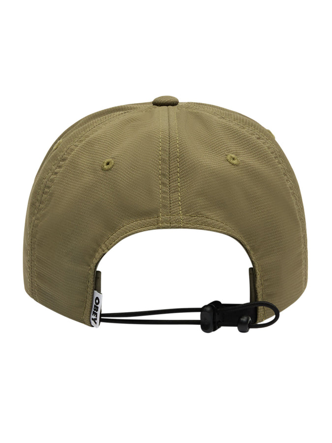 Obey Stride 5 Panel Strapback Hat | OLIVE (OLV)