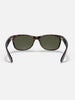 Ray-Ban New Wayfarer Polished Tortoise/G-15 Green Sunglasses