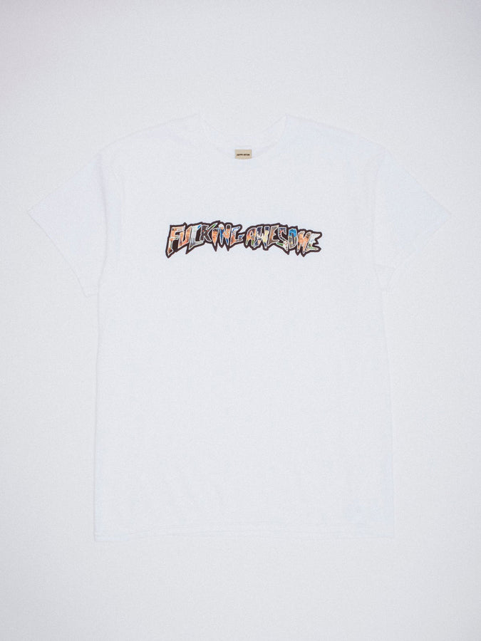 Fucking Awesome Dill Collage Logo T-Shirt Holiday 2025 | WHITE