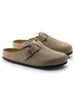 Birkenstock Boston Soft Footbed Suede R Taupe Shoes Fall 2026