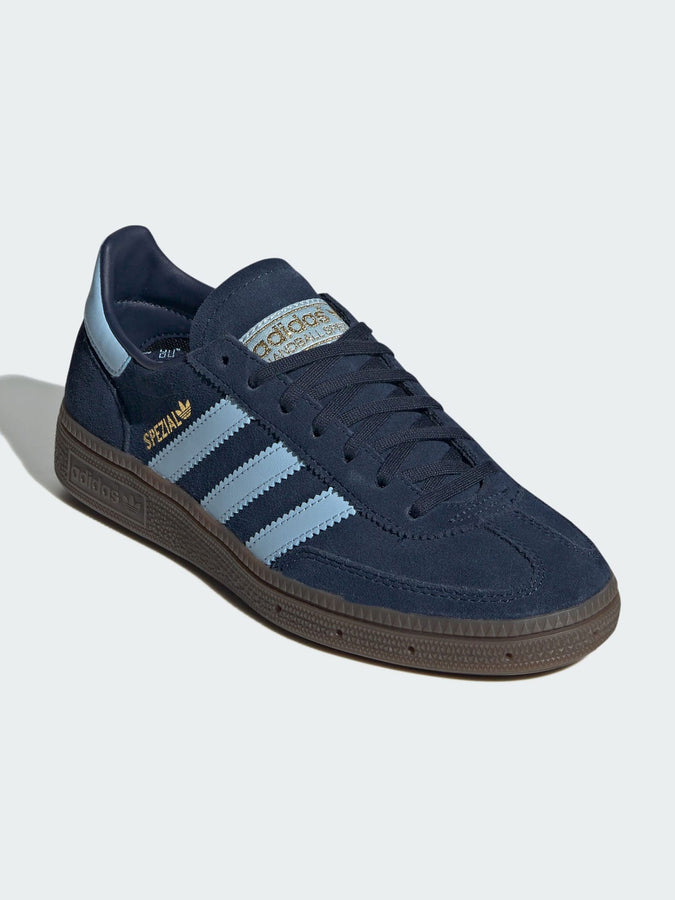 Adidas Handball Spezial Collegiate Navy/Clear Sky/Gum 5 Shoes Spring 2026 | COLLEGIATE NAVY/CLR SKY/GUM 5