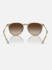 Ray-Ban Erika Transparent Light Brown/Brown Sunglasses