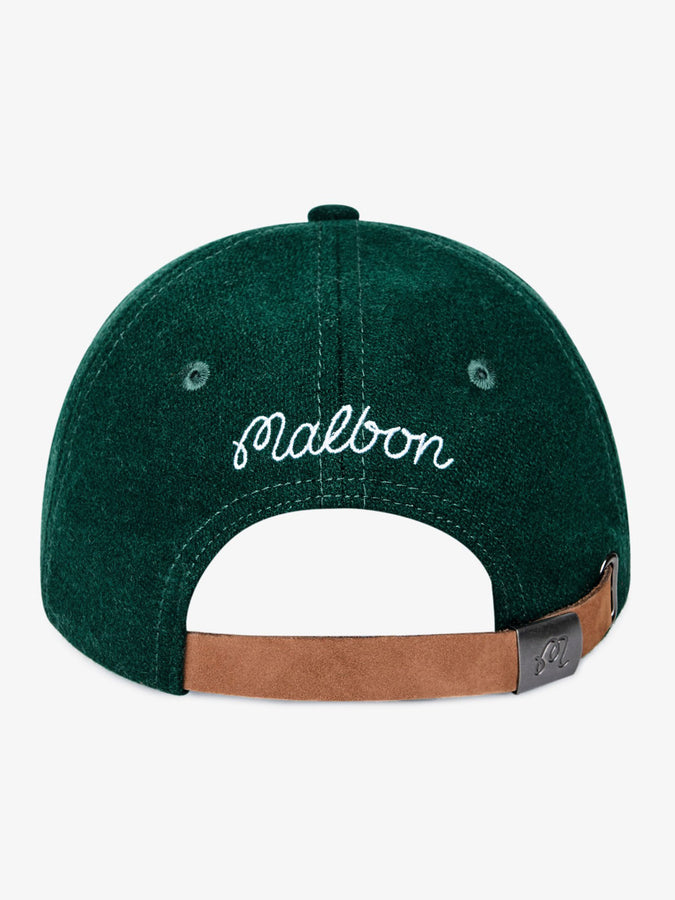 Malbon Mistleflow Dad Strapback Hat | HUNTER GREEN
