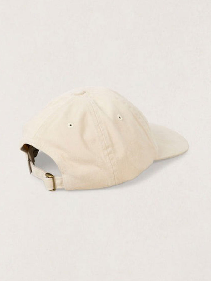 Rhythm Essential Brushed Twill 6 Panel Strapback Hat | STONE