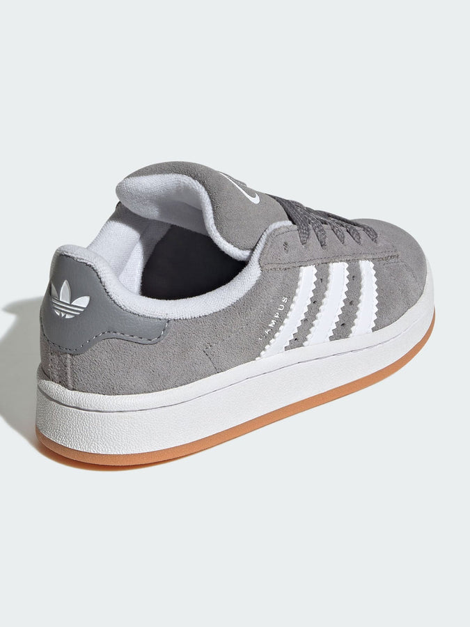 Adidas Campus 00s Grey/White/White Shoes | GREY/WHITE/WHITE