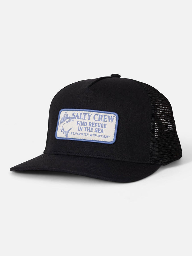Salty Crew Coordinates Trucker Hat | BLACK