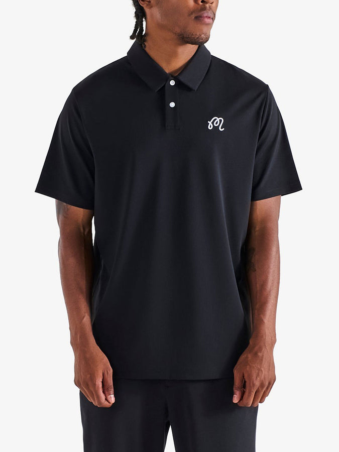Malbon Fairway Short Sleeve Polo Fall 2026 | BLACK