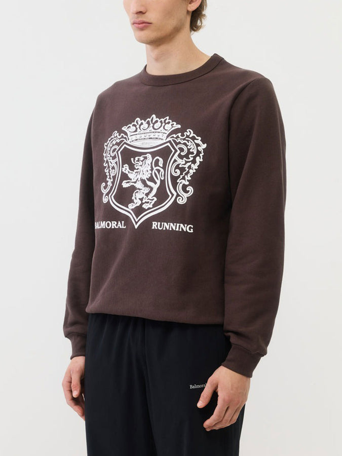 Balmoral Sterling Crewneck Sweatshirt Fall 2026 | CHOCOLATE