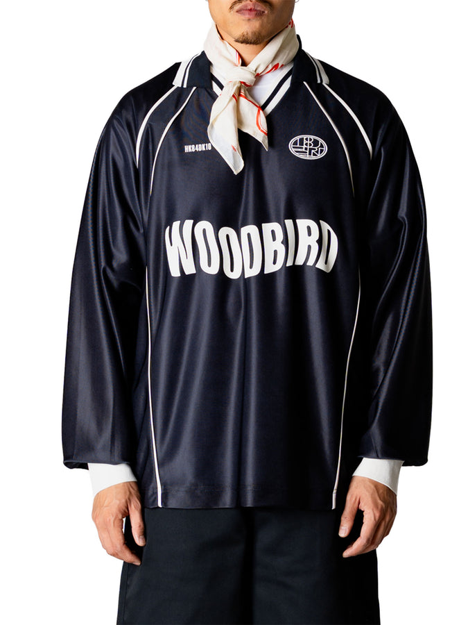 Woodbird Taka Sports Long Sleeve Polo Spring 2026 | BLACK