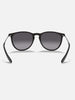 Ray Ban Erika Matte Black/Grey Gradients Sunglasses